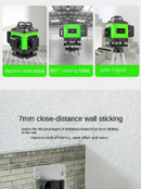 Nível laser de 2 baterias 8/12/16 linhas luz verde linha automática de alta precisão enviado do armazém do Brasil isento de impostos