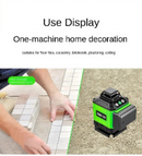 Nível laser de 2 baterias 8/12/16 linhas luz verde linha automática de alta precisão enviado do armazém do Brasil isento de impostos