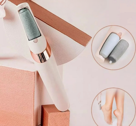 Lixadeira elétrica portátil removedora de calosidades dos pés cuidados com a pele com conveniência e eficiência rotina de beleza cuidados com a pele
