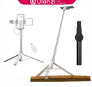 Tripé para celular Ulanzi TT88 de 1,44 m com braçadeira magnética e extensão remota sem fio para transmissão ao vivo e vlog