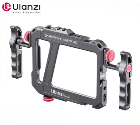 Suporte para celular Ulanzi Lino para vídeo e vlog, com alça para iPhone X de 5,4'' a 6,7'', 11, 12, 13, 14 Pro Max, Android, fotografia