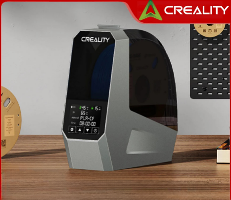 Caixa de secagem e Armazenamento de filamentos para Impressora 3D Creality Space π - Seleção rápida de filamentos, secagem eficiente