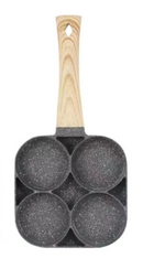 Frigideira antiaderente com 3 ou 4 divisórias para fritar ovos, bacon, carnes, frango, lanches, multiuso