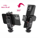 Suporte vertical para celular Ulanzi ST-06S para câmera DSLR, monitor, tripé, braçadeira para gravação de vlogs com smartphone