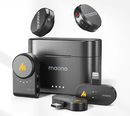 Microfone de lapela sem fio Maono Wave T5 com cancelamento de ruído para gravação de vídeo e streaming, compatível com câmeras de celulares