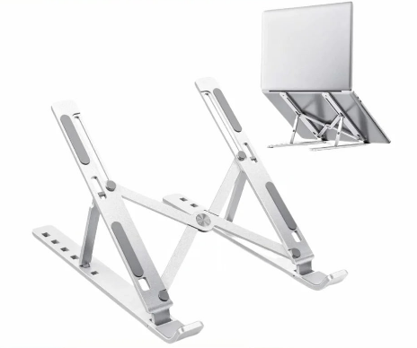Suporte De Alumínio Ajustável/Regulável Para Notebook E Macbook Escritório