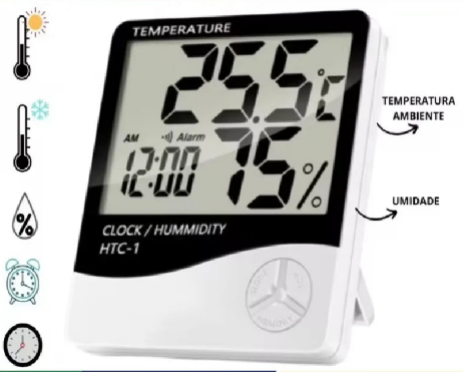 Higrômetro digital, termômetro interno, higrômetro de ambiente, medidor de temperatura, umidade
