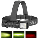 Lanterna de cabeça SOFIRN HS42 2100lm 18650 EDC USB C recarregável com banco de energia Lanterna LED SST40 com magnético para camping