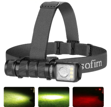 Lanterna de cabeça SOFIRN HS42 2100lm 18650 EDC USB C recarregável com banco de energia Lanterna LED SST40 com magnético para camping