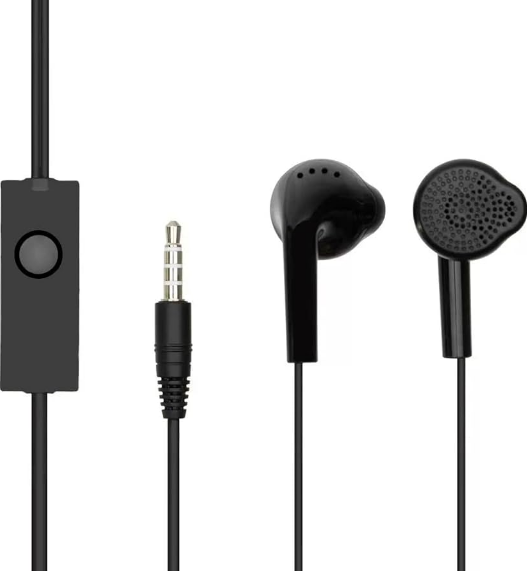 Fones de ouvido com microfone com cancelamento de ruído, fones de ouvido universais com controle remoto para chamadas.