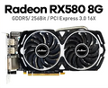 JIESHUO Original Radeon RX750, RX580, RX590 8GB Placa de Vídeo 256Bit 2048SP GDDR5 Memória Placa de Videogame PCIE3.0x16 DVI DP para Computador Desktop
