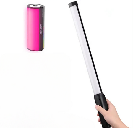 Ulanzi i-Light VL119 RGB Bastão de luz portátil LED RGB 2500-9000K - Iluminação fotográfica Tubo magnético Luz para vídeo Vlog