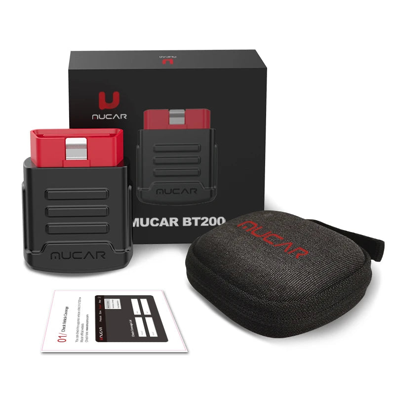 Ferramentas de diagnóstico automotivo MUCAR BT200 OBD2 Bluetooth Wifi Scanner para todos os carros Auto Testador OBD2 15 Redefinições de diagnóstico