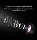 Ulanzi 75MM 10X Super Macro Lens Phone Camera Lens 17MM Thread Phone Lens with Clip for iPhone 15 14 Sumsang