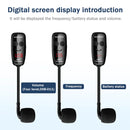 Microfone para saxofone Wireless Instruments, receptor e transmissor sem fio, alcance de 160 pés, plug and play, ótimo para trompetes XIAOKOA UHF