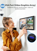 Monitor portátil UPERFECT de 15,6" HDR 1080P IPS com entradas industriais VESA HDMI VGA DVI, taxa de contraste de 2000:1 e tela sensível ao toque IPS.