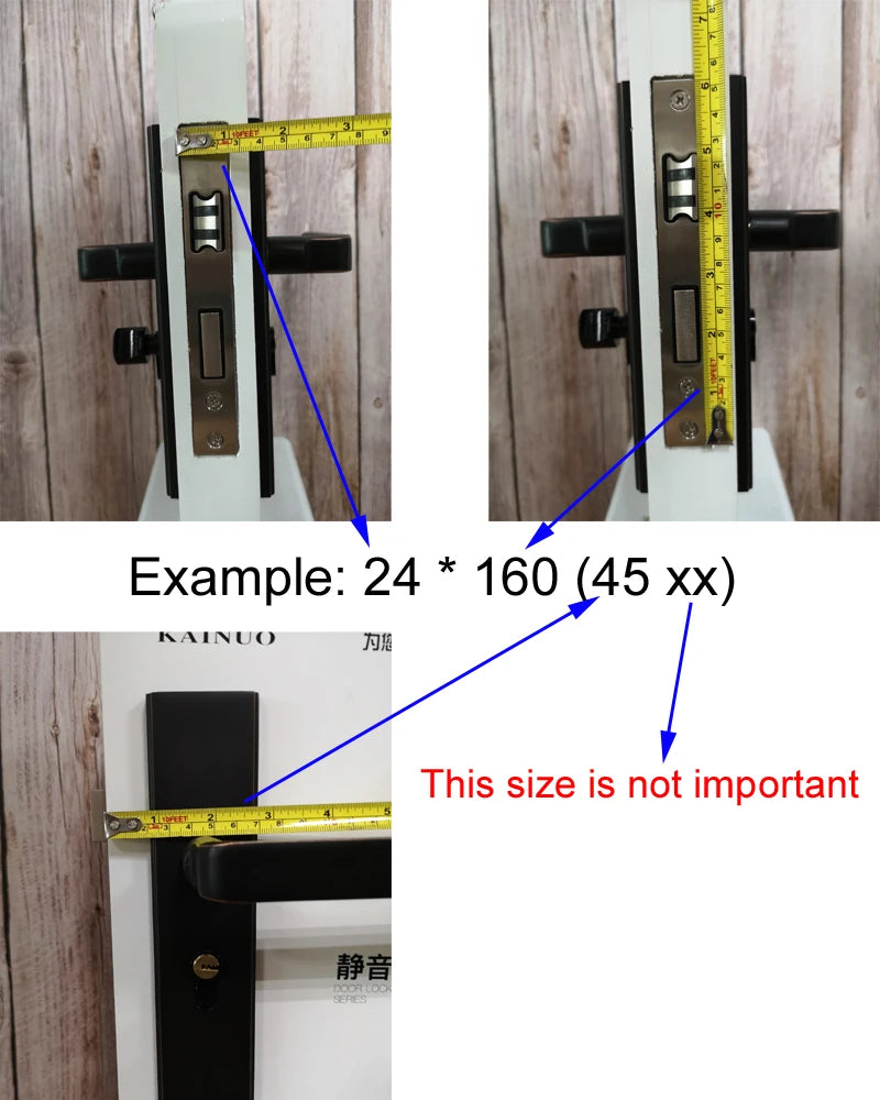 Fechadura Elétrica Inteligente para Porta com Impressão Digital e Alça Maior e Chave/Aplicativo de Desbloqueio Remoto RAYKUBE F7 Tuya WiFi