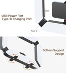 Ulanzi U200 Smartphone Video Rig LED Ring Light para câmera de celular GoPro Youtube Live Lamp com sapata fria para microfone e tripé de vídeo