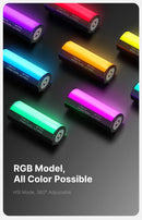 Ulanzi i-Light VL119 RGB Bastão de luz portátil LED RGB 2500-9000K - Iluminação fotográfica Tubo magnético Luz para vídeo Vlog