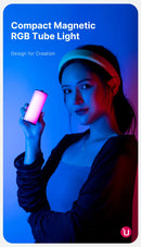 Ulanzi i-Light VL119 RGB Bastão de luz portátil LED RGB 2500-9000K - Iluminação fotográfica Tubo magnético Luz para vídeo Vlog