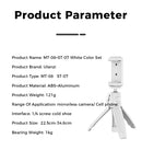 Ulanzi MT-08 Mini Tripé Branco Dobrável Monopé Tripé 1/4'' Universal para DSLR Android iPhone Smartphone