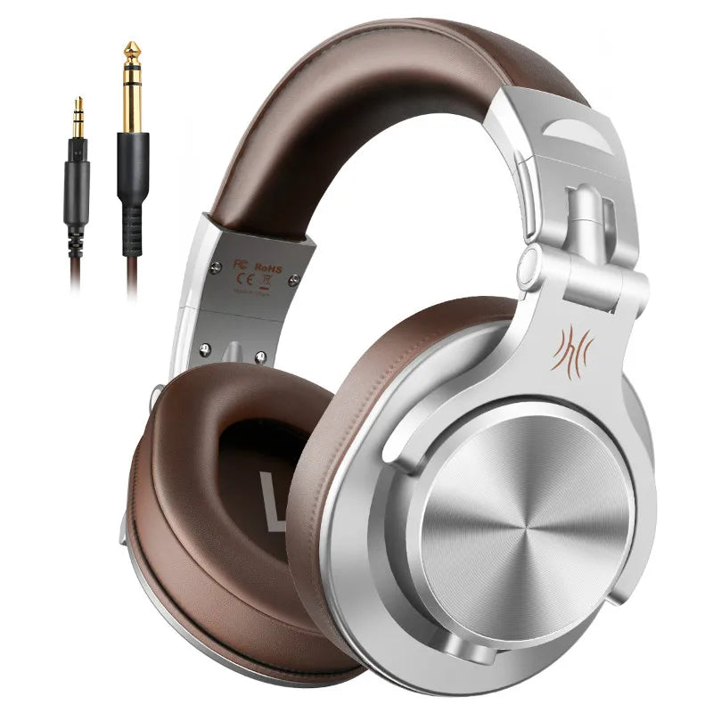 Fone de ouvido com fio Oneodio A71, com microfone, para estúdio DJ, monitor profissional, gravação e mixagem para jogos