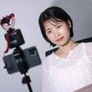 Mini Vlog VL49 LED, Luz de Preenchimento com 6W Branco 2000mAh 5500K Iluminação Zoom - para Fotográfica, Vídeo, Telefone, Selfie