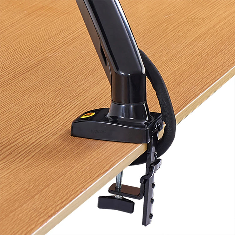 Suporte de monitor LCD LED de mesa de 17 a 30 polegadas com mola a gás F80 Braço ergonômico Suporte de gás Flexi Mount Carga 2 a 9 kg
