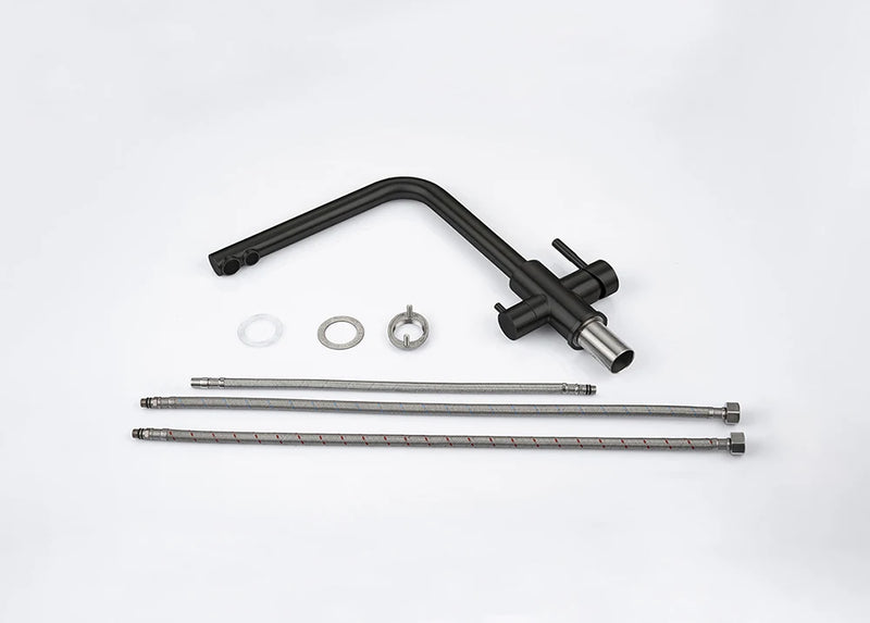 Torneira de cozinha preta com filtro de água Torneiras de cozinha Filtro de torneira Misturador Purificador de água Água potável Torneiras