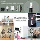 Tripé de mesa SH C-clamp Light com cabeça esférica de 1/4" e suporte de mesa ajustável para câmera e anel de luz