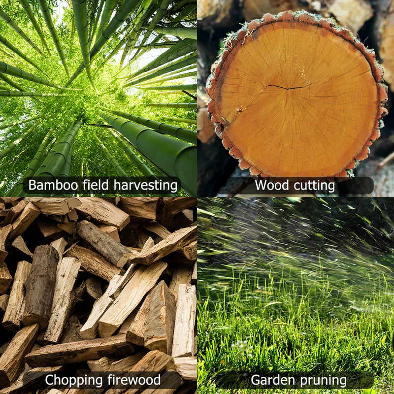 Motosserra KKMOON 21V 4/6/8 polegadas Serra elétrica de corrente sem fio Serra de poda portátil Serra elétrica portátil para marcenaria Ferramenta de corte