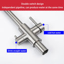 Torneira de cozinha preta com filtro de água Torneiras de cozinha Filtro de torneira Misturador Purificador de água Água potável Torneiras