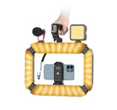 Ulanzi U200 Smartphone Video Rig LED Ring Light para câmera de celular GoPro Youtube Live Lamp com sapata fria para microfone e tripé de vídeo
