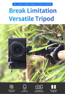 Ulanzi MT-11 Mini Tripé Polvo Flexível para GoPro iPhone Smartphone DSLR Câmera SLR Vlog Bastão de Selfie Portátil 2 em 1 Tripé
