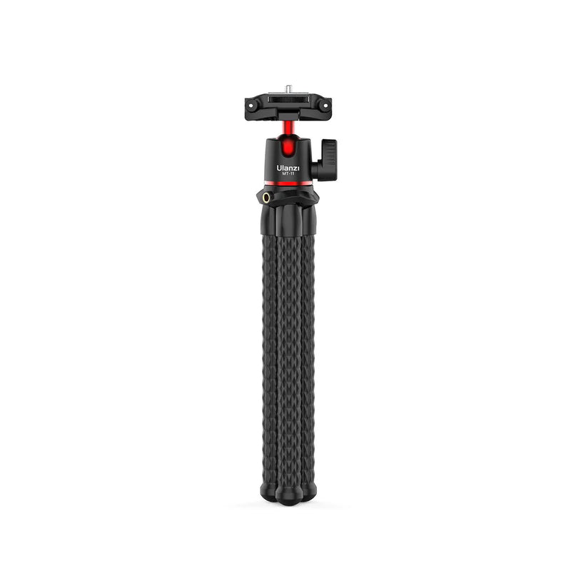 Ulanzi MT-11 Mini Tripé Polvo Flexível para GoPro iPhone Smartphone DSLR Câmera SLR Vlog Bastão de Selfie Portátil 2 em 1 Tripé