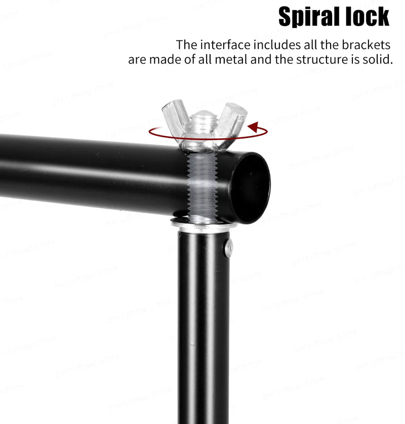 Suporte de fundo para estúdio fotográfico 2x2, 2x3, 2,6x3m, tela verde, sistema de suporte chromakey, moldura de vídeo para festas