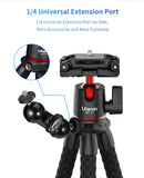 Ulanzi MT-11 Mini Tripé Polvo Flexível para GoPro iPhone Smartphone DSLR Câmera SLR Vlog Bastão de Selfie Portátil 2 em 1 Tripé