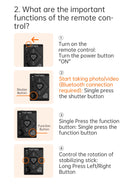 Estabilizador Gimbal Portátil Hohem iSteady Q para Celular, Haste Extensora, Tripé Ajustável com Controle Remoto para Smartphone