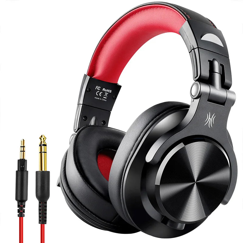 Fone de ouvido com fio Oneodio A71, com microfone, para estúdio DJ, monitor profissional, gravação e mixagem para jogos