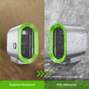 Nível a laser autonivelante Huepar de 2 linhas, feixe verde/vermelho, base magnética, bateria de íons de lítio recarregável, para construção e ferramentas de bricolage