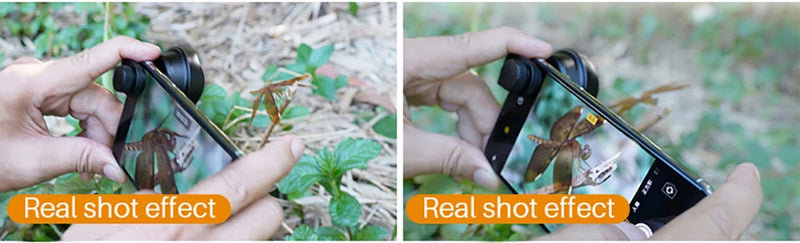 Ulanzi 75MM 10X Super Macro Lens Phone Camera Lens 17MM Thread Phone Lens with Clip for iPhone 15 14 Sumsang