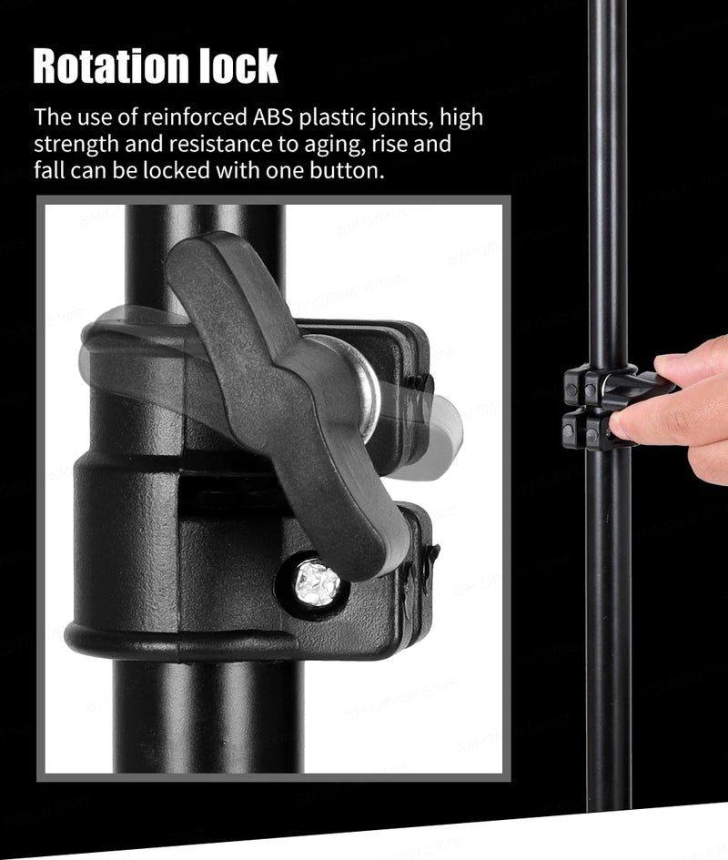 Suporte de fundo para estúdio fotográfico 2x2, 2x3, 2,6x3m, tela verde, sistema de suporte chromakey, moldura de vídeo para festas