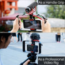 Ulanzi Smartphone Cage Filmmaking Case Small U Rig Hand Grip Phone Video Stabilizer com Cold Mount para iPhone 13 14 15 Android