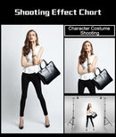 Suporte de fundo para estúdio de fotografia e vídeo, sistema de suporte de fundo telescópico ajustável com bolsa de transporte, 2,6 x 3 m/8,5 x 10 pés