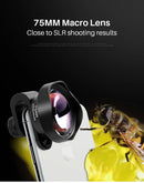 Ulanzi 75MM 10X Super Macro Lens Phone Camera Lens 17MM Thread Phone Lens with Clip for iPhone 15 14 Sumsang