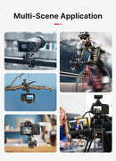 Ulanzi R094 Super Grampo Extensor 1/4 3/8 Rosca para Braço Mágico LED Luz de Preenchimento Microfone Cabeça de Bola Universal Grampo Carga Máxima 1,5 kg