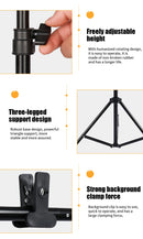 Suporte de fundo fotográfico em formato de T, sistema de suporte ajustável para estúdio fotográfico, tela verde, acessórios para cenário Chromakey