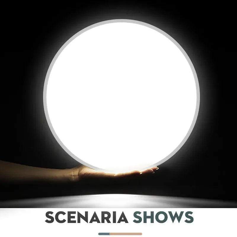 Luminária de teto LED 110V 220V à prova d'água, moderna, 20W/30W/40W/50W para sala de estar, quarto, banheiro e cozinha