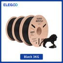Filamento ELEGOO RAPID PLA+ de 1,75 mm, filamento para impressora 3D, suporta velocidade de impressão de 30-600 mm/s, compatível com a maioria das impressoras 3D FDM