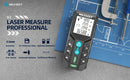 Telêmetro a laser MILESEEY D2 40M 60M 100M 120M Fita métrica a laser Bolha horizontal dupla Roleta digital